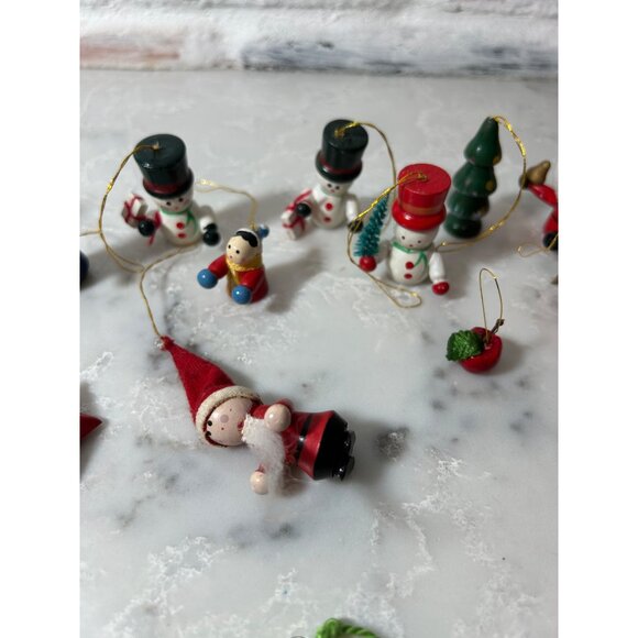 Mini Vintage Christmas Ornament Mixed Lot KSA Kurt Adler & Dept 56 Some Rare! - Picture 5 of 14